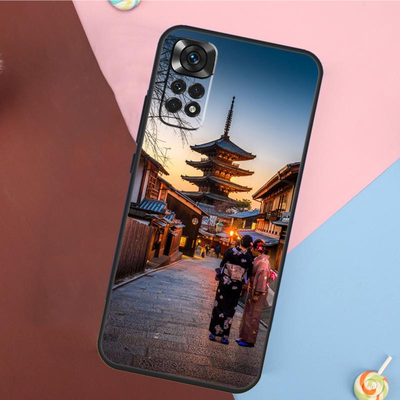 Japanese Temple Kyoto Cover For Xiaomi Redmi Note 13 Pro 14 12 11 9 10 9S 10S 11S 12S Redmi 14C 10C 12C 13C Case