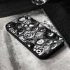 Vintage Evil Eyes Phone Case Black Silicone Soft Shell For IPhone 17 16 15 14 13 12 11 Air Pro Max Plus Hot Sale