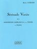 Wittner, Krelis: Variations In the Style of a Serenade (for Soprano Saxophone (or Tenor Saxophone), Piano) Leduc Publishing