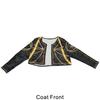 Rumi Demon Black White Cosplay Costume Halloween Stage Girl K-Pop Group Idol Vest Coat Shorts 3-piece Uniform Outfit