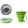 180Ml Folding Cup Food Grade Retractable Silicone Folding Cup Portable Portable Cup Outdoor Leisure Can Carry Coffee Cups