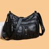 A Large-capacity Soft Leather Fashionable Crossbody Commuter Bag and A Stylish Women's Single-shoulder Bag