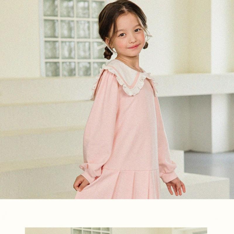 Olivan Carabanding Dress Coral