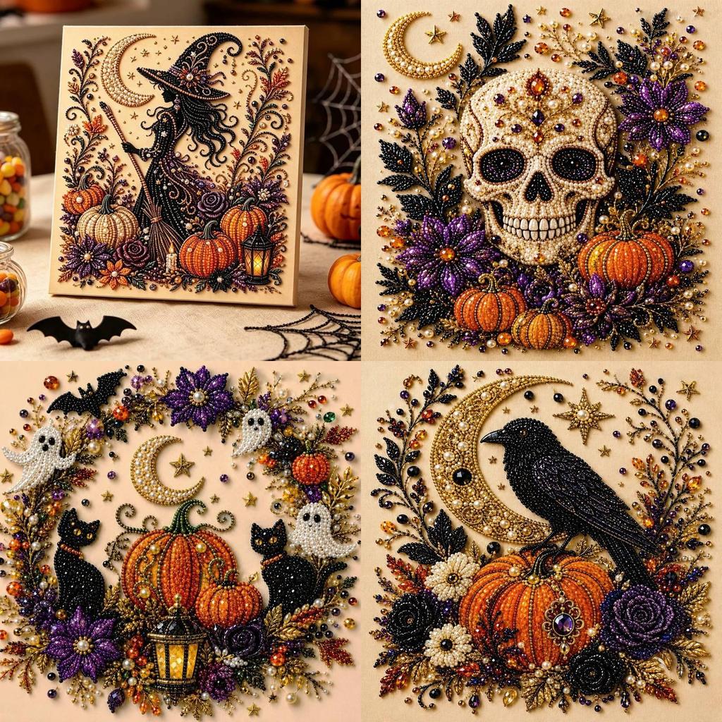 Ghost Pearl Art Diy Kit With Handmade Decorations For Home Decor And Gift Giving
