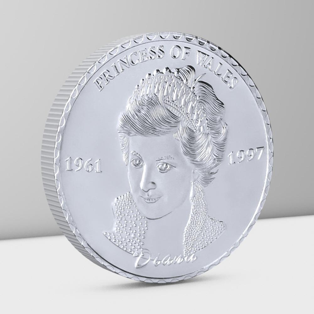 Princess Diana Character Coins, Collectibles, British Princesses, Small Gifts, Metal Badges, Play Coins, Christmas gift, Stocking stuffers