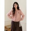 Miu Show Success Collection Embroidered Round Neck Cardigan