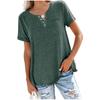 BITCED Women's Fashion Casual  Short Sleeve V Neck Blouses & Shirts International Design