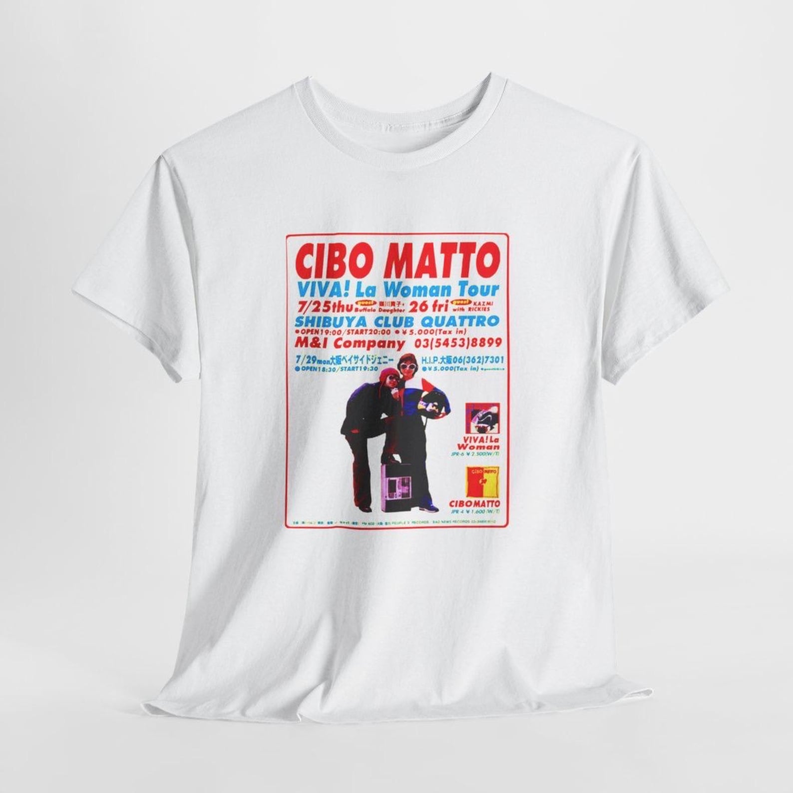 Cibo Matto Viva! La Woman Tour Tee XL