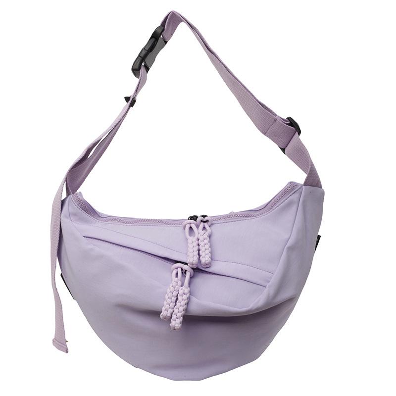 Casual Nylon Dumpling Bag Street Popular Shoulder Messenger Bag Women's New Versatile Korean Version Underarm Bag Student Bag
