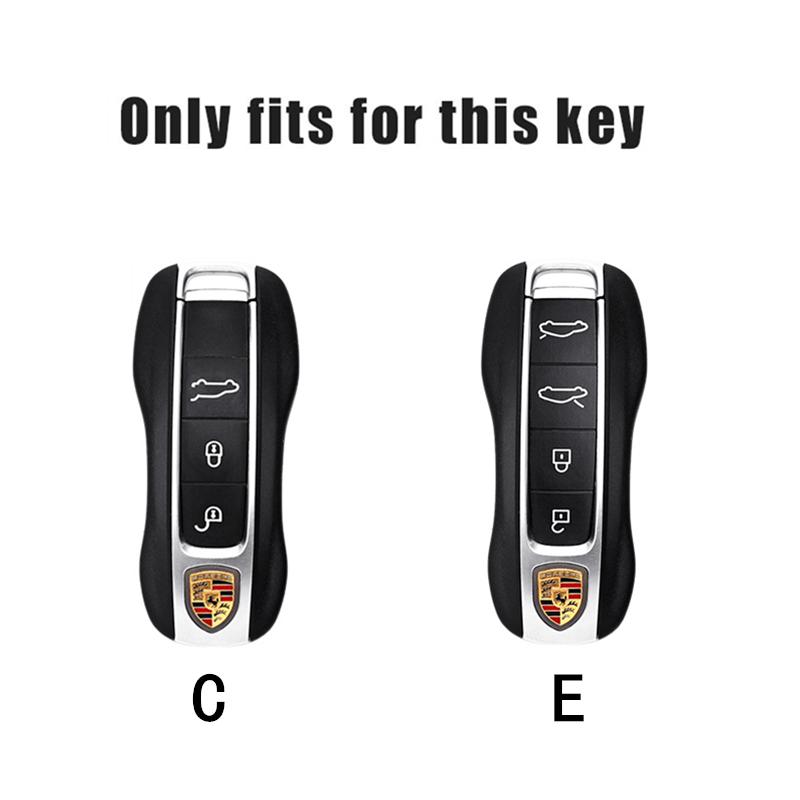 Porsche Panamera Carman Macan Bobst Cayenne 911 970 981 991 996 92A 2017 İçin Araba Anahtar Kılıfı Kılıf Koruyucu Kabuk Otomatik Aksesuarlar
