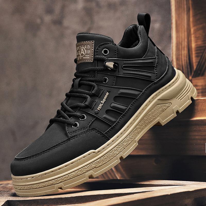 Fashion CYYTL Mens Boots Casual Winter Shoes Cowboy Combat Tactical Motorcycle Chelsea Ankle Work Leather Outdoor Hiking Designer Luxury