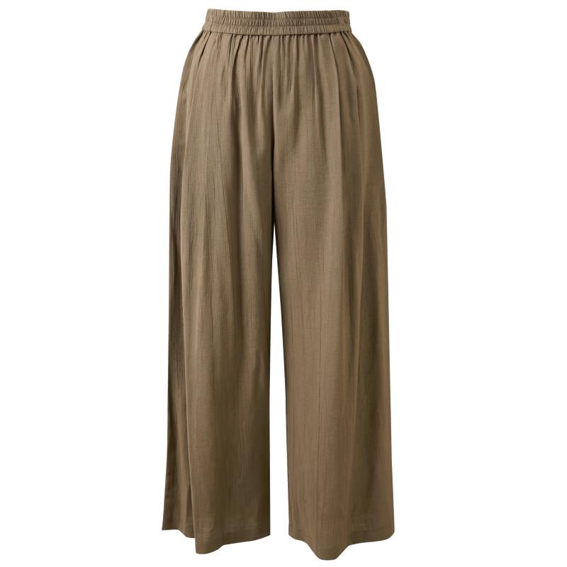 Sancai 2026 Summer Elastic Waist Wide-Leg Casual Pants XL