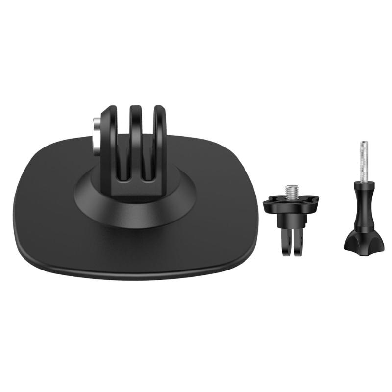 Flexible Klebehalterung für Action-Kameras Sichere Montage auf flachen und gekrümmten Oberflächen 180 Grad verstellbare Neigung Aluminiumlegierung