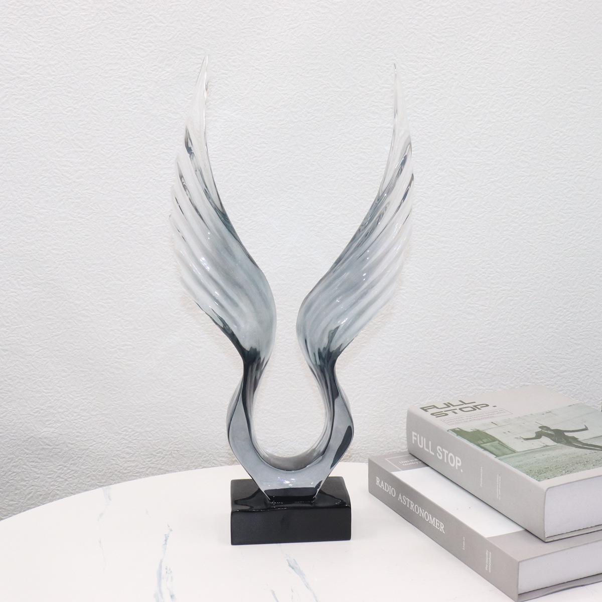

Dapeng Spreading Wings Creative Ornament for Living Room, Lobby, or Office - Light Luxury Decoration
