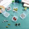 Jewelry Storage Packaging Transparent Finishing Container Korean Displays Box Rings Case Organizer
