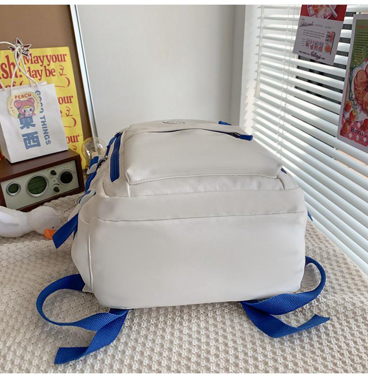 Korean & Japanese Style Versatile Nylon Backpack, Large Capacity College & Middle School Bookbag for Women