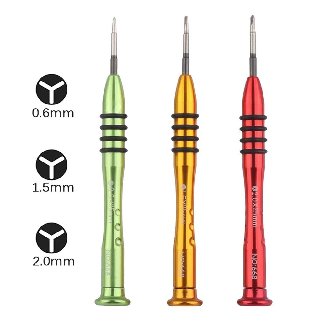 Screwdriver 3 Pcs Aluminum Alloy Easy Operation For Phone