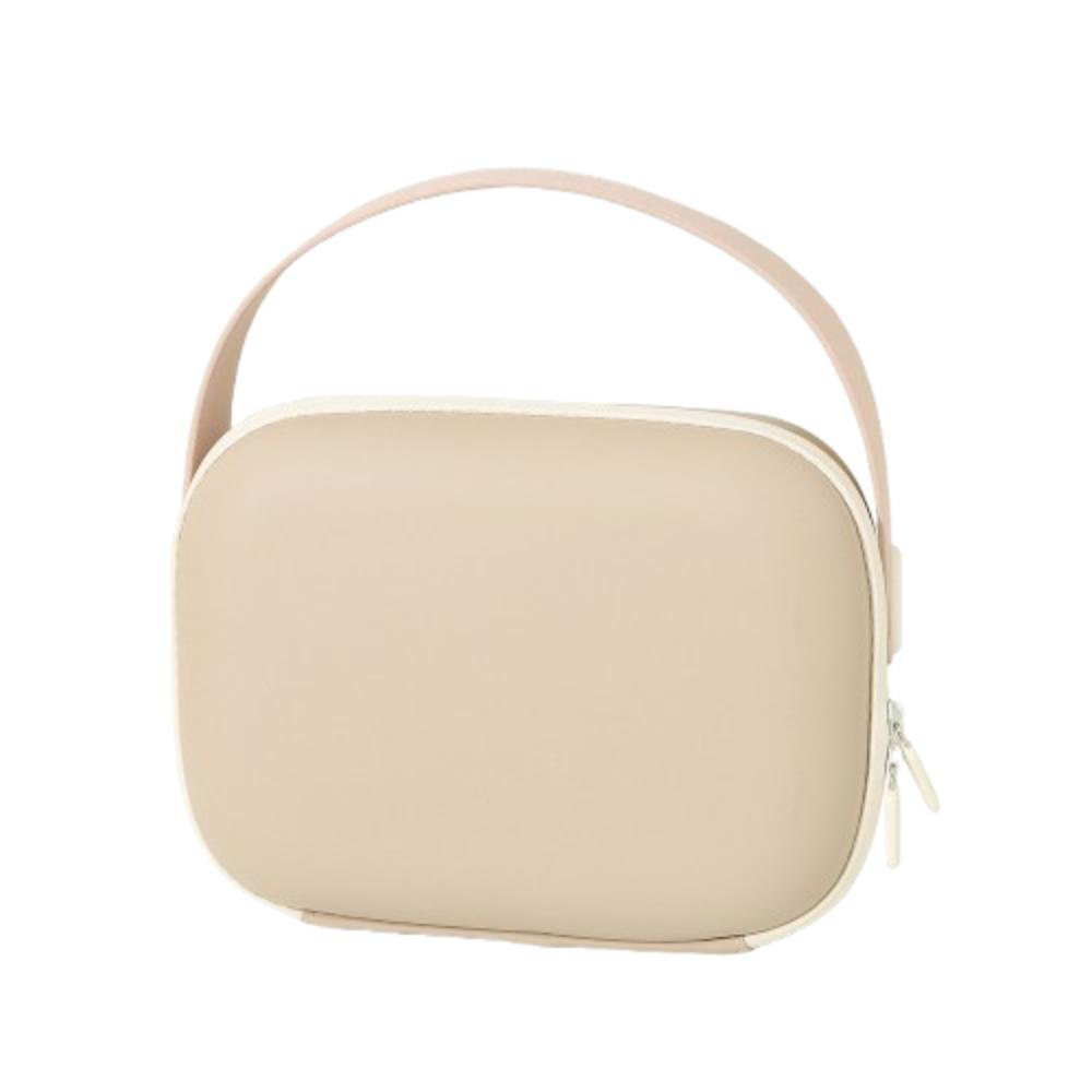 Candy Color PU Cosmetic Bag Waterproof Portable Tote Bag Simple Wash Storage Bag  Women