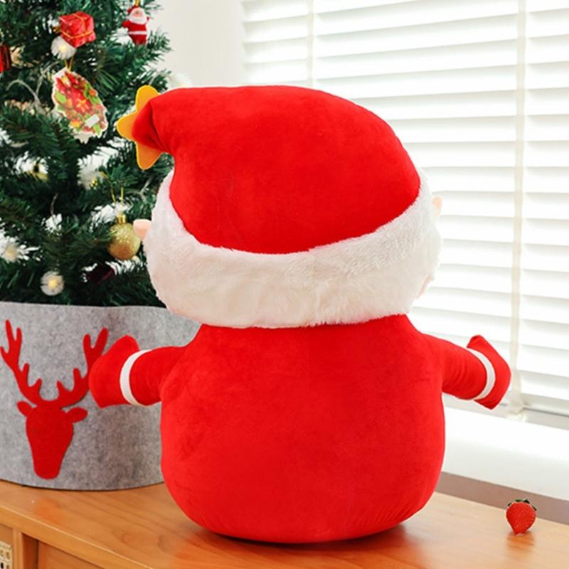 Christmas Plush Doll Christmas Stuffe Animal Toy Table Ornament Christmas Reindeer Plush Toy Gift for Women Girls