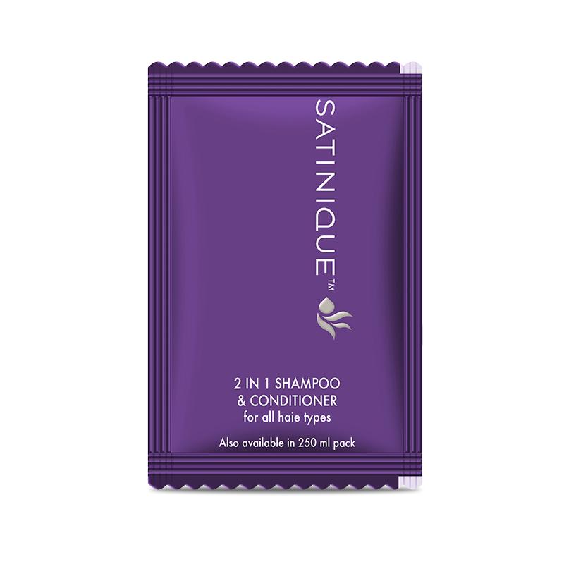 

SATINIQUE™ 2-в-1 шампунь и кондиционер в пакетиках