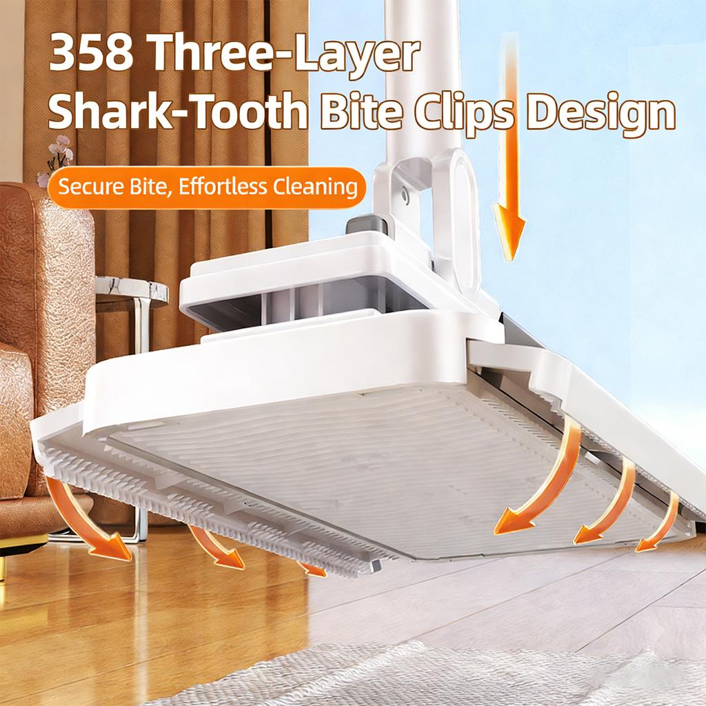 Locking Head Compatible Multiple Cloth for Dry and Wet Surfaces Cleaning Tasks