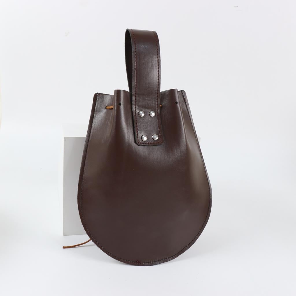 Middelalder Lær Belteveske Oppbevaringsveske Ridderpung Halloween Tilbehør Cosplay Rekvisitter