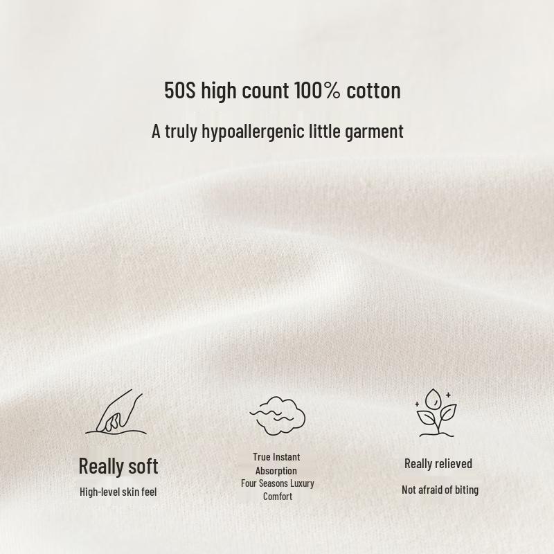 Baby Girls' Pure Cotton Ruffle Collar T-Shirt