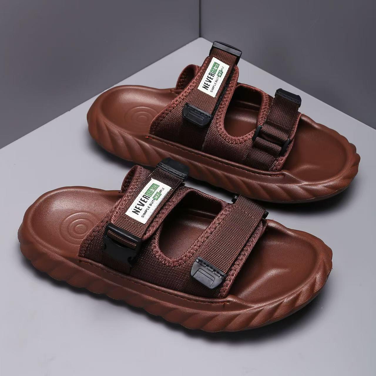 

Мужские тапочки Мода для мужчин Летние уличные шлепанцы Пляжные сандалии Трендовая повседневная обувь 41-45