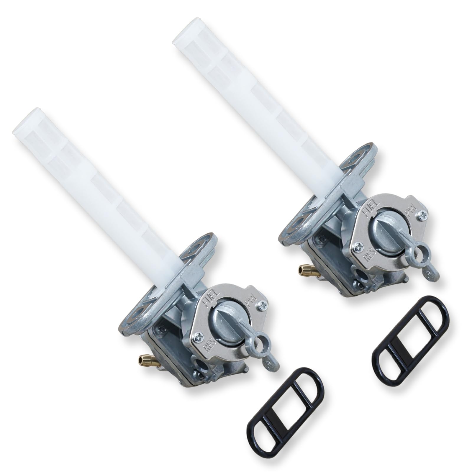 

UMikke Aftermarket Suzuki Fuel Gasoline Compatible Replacement for and GS1100 Set Cock, Cock, GSX1100S, GS400, GS550, GS750, Motorcycles, 2-Piece