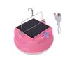 Portable Solar-Powered Three-Speed Waterproof Camping Light with Hook and USB Charging