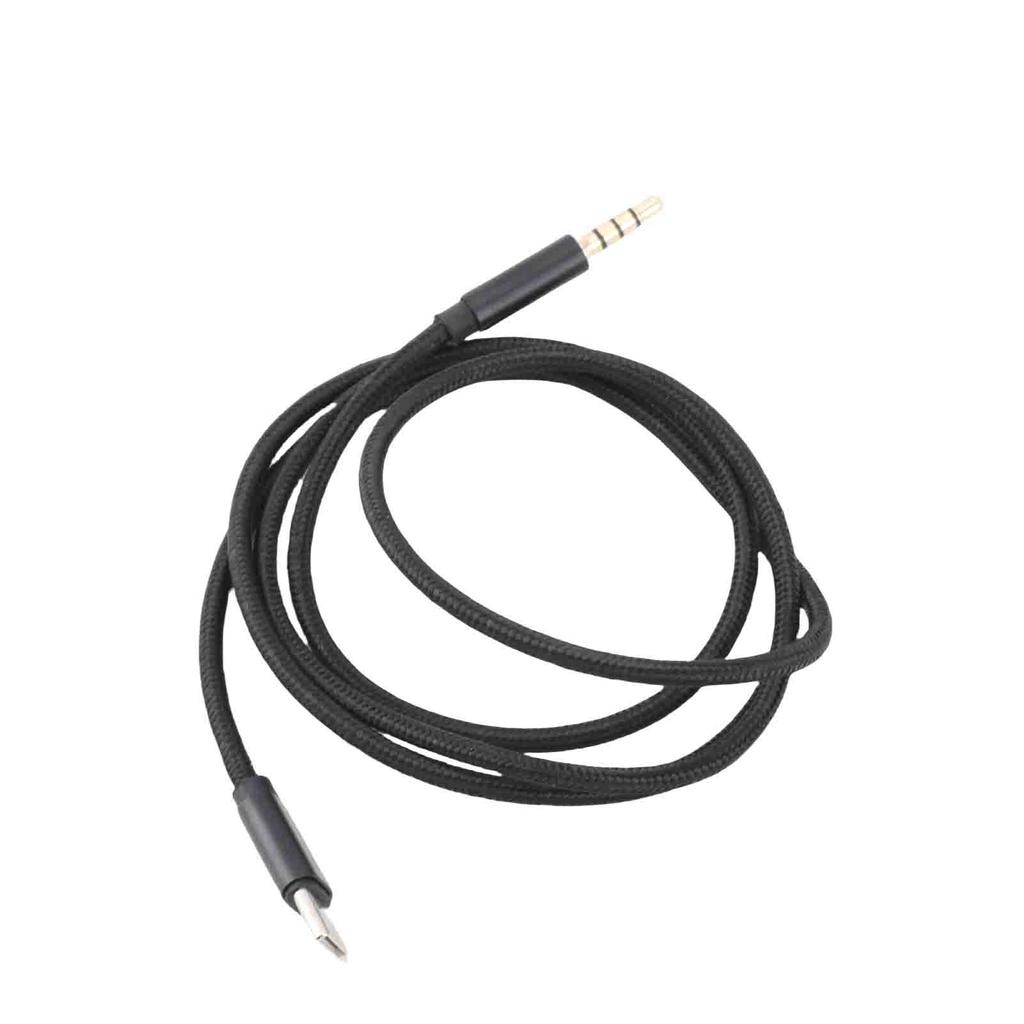 Type C Male To 3.5mm TRRS Male Audio Cable 3.12ft USB C To 3.5mm Headset Car Home Stereo Adapter Cord, 3.12ft Black