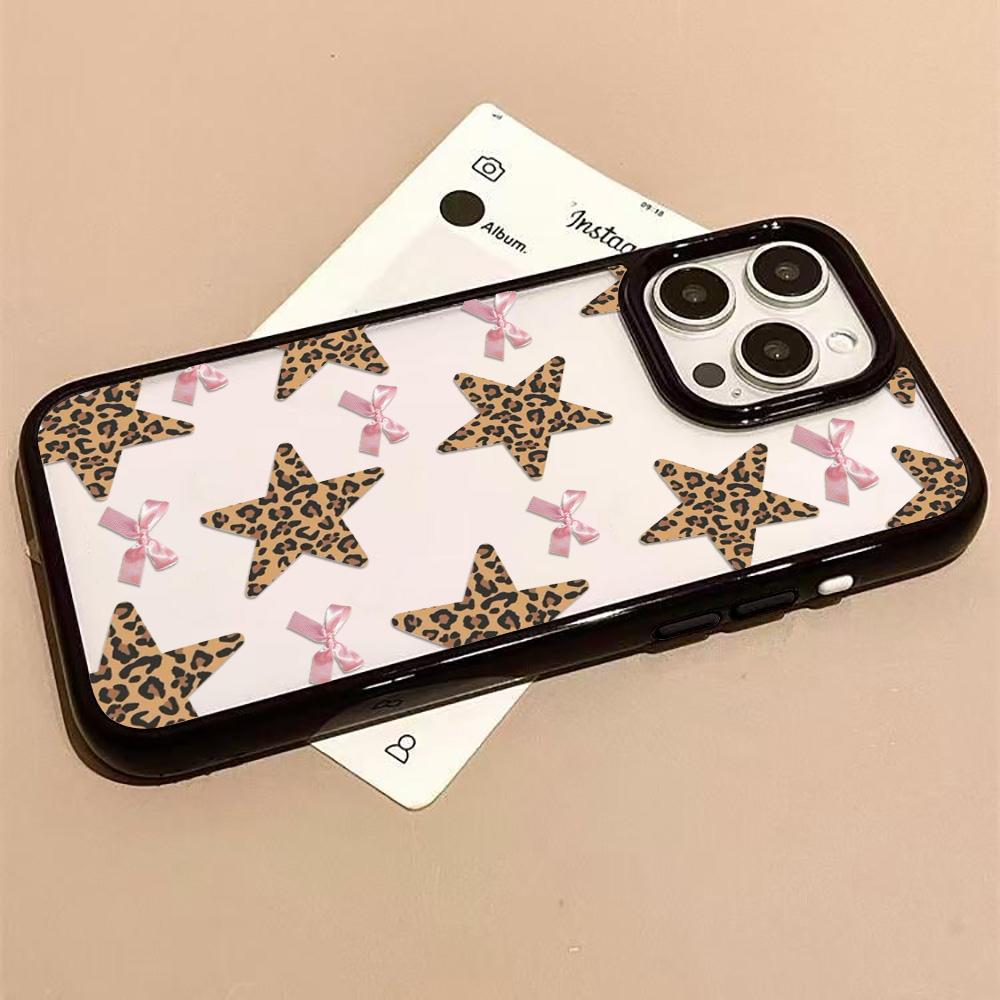 Coque de téléphone en acrylique pour iPhone 11 12 13 14 Pro 12 14 16 Pro Max pour Samsung A16 A36 A56 S24 FE Coque de téléphone portable peinte anti-chute de haute qualité