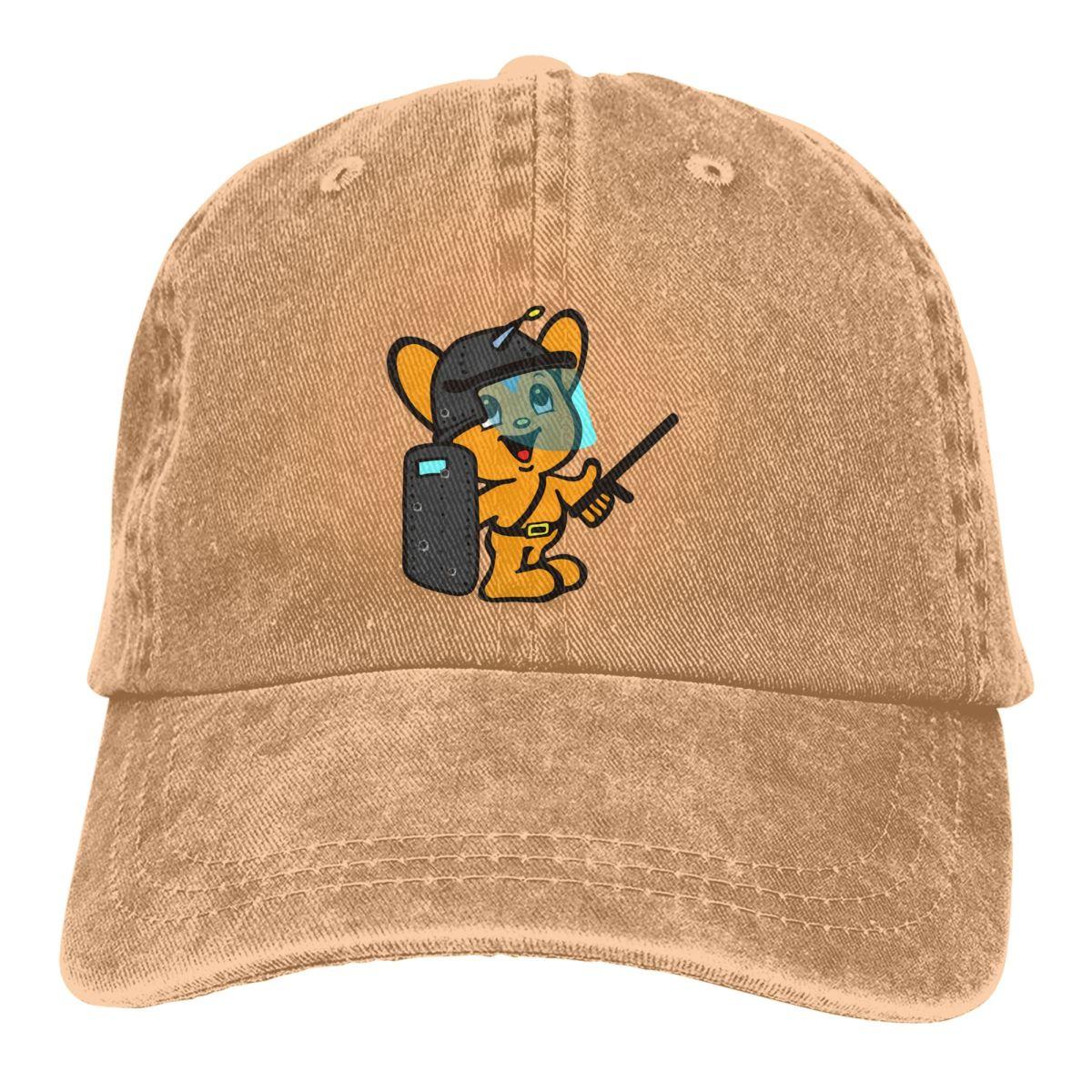 

Pipo-Kun Pipo Kun Mascot Tokyo Police Station Multicolor Hat Peaked Women s Cap Riot Gear Personalized Visor Protection Hats One Size хаки