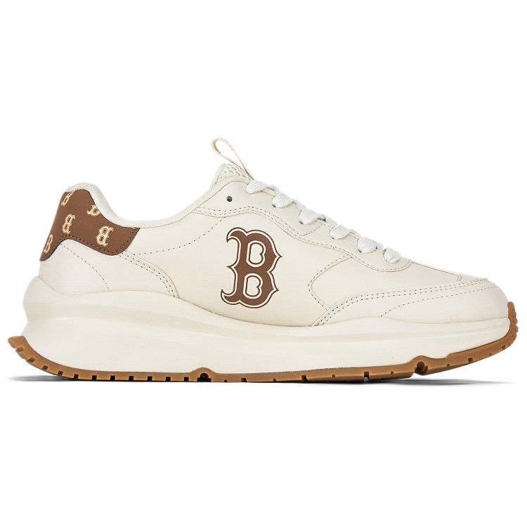 MLB Chunky Runner Boston Red Sox Retro Low Top Casual City Commuting Running Shoes Unisex sneaker Brown 3ASHCRM3N-43BRS