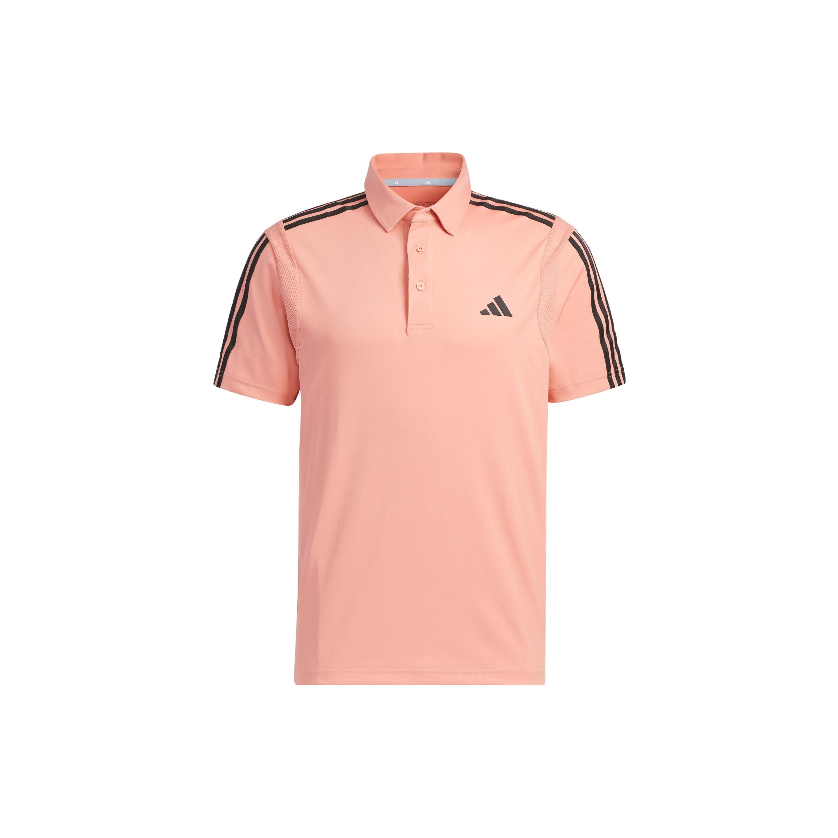 adidas HEAT.RDY 3-Stripe Short Sleeve Polo Shirt  Wonder Clay  Men s HY0989 XXL