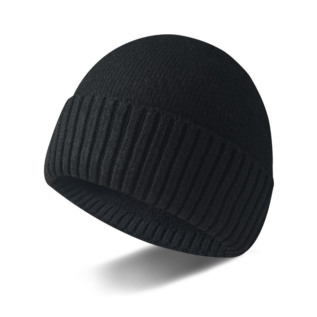 New anti-pilling winter men's and women's wool hats, skin-friendly fleece warm fleece knitted hats, sleeves and cold hats