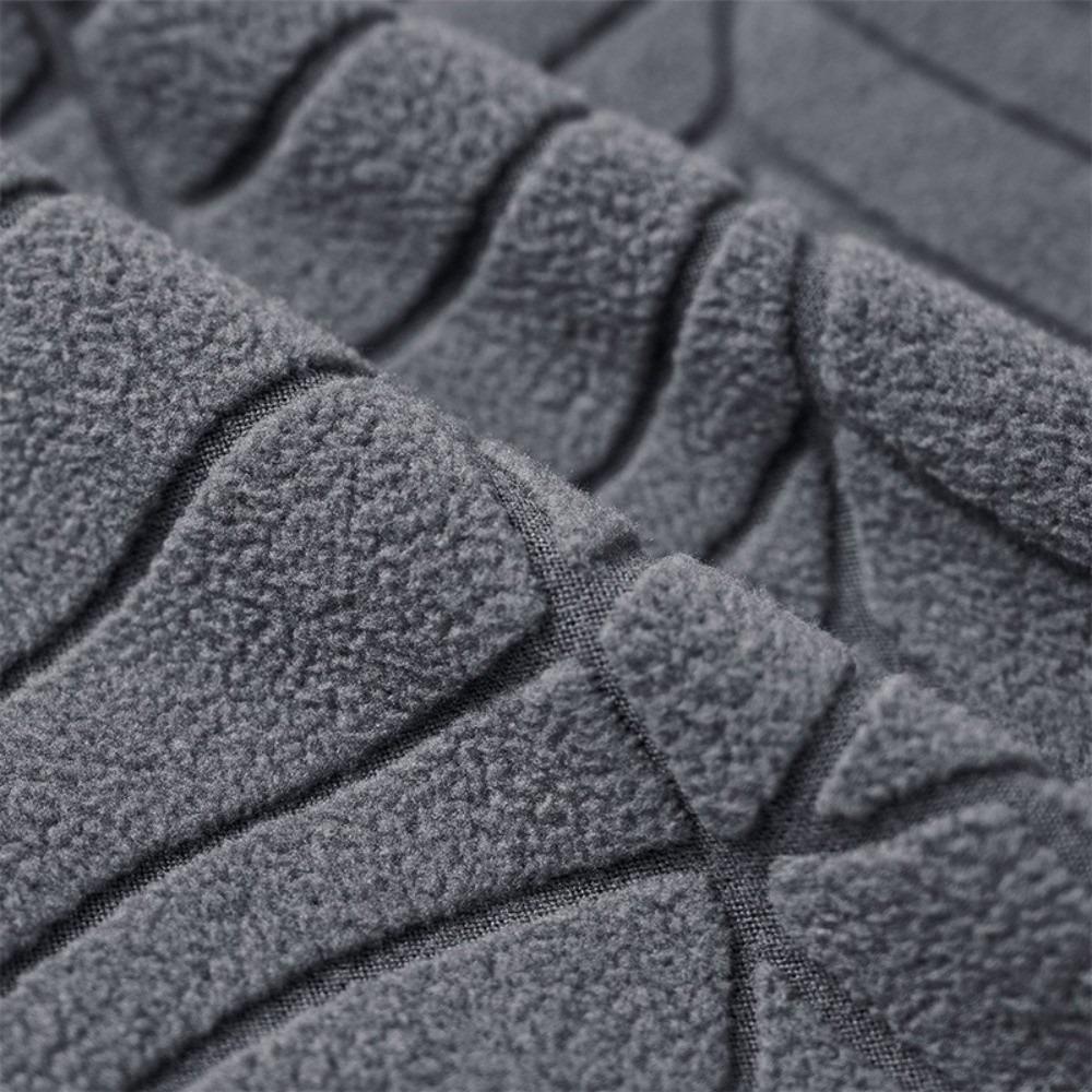Leaf Jacquard Chair Seat Slipcover Solid Color Elastic All-inclusive Chair Covers Dust-proof Stretch Spandex Chair Protector
