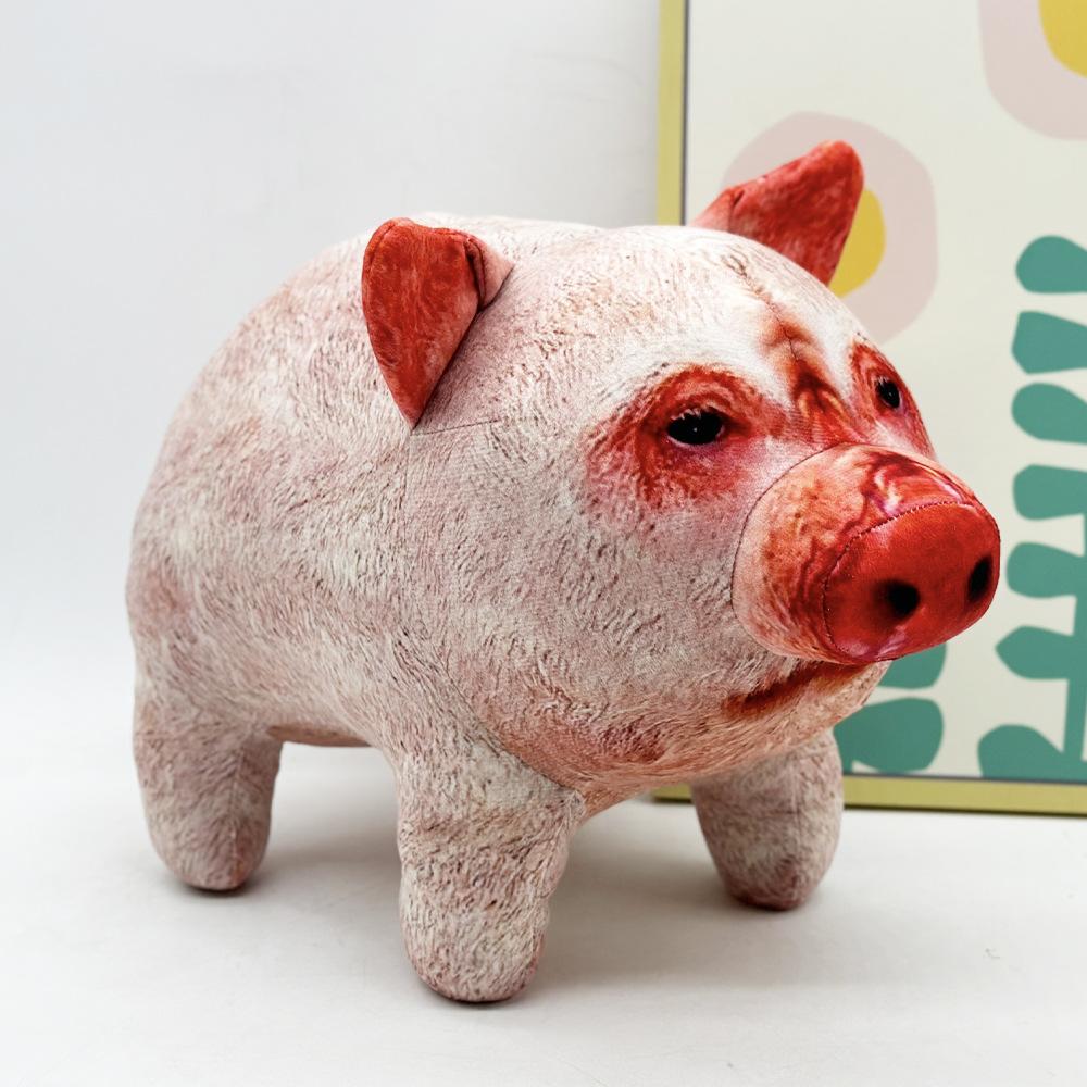 New Simulation Funny Origami Pig Fun Plush Comfortable Doll