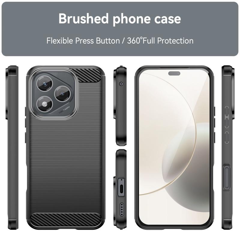 For Huawei Honor 400 Lite Case Cover For Honor 400 Lite Capas Phone Bumper Shockproof Soft TPU Carbon Fiber Cover Honor 400 Lite