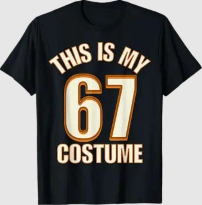 This is My Halloween 67 Costume Lazy Brainrot T-Shirt 2XL