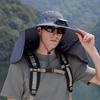 Large Brim Solar Fan Hat Breathable Bucket Hat Fashion Outdoor Sun Hat