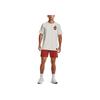 Under Armour Tréninkové tričko s potiskem lebky Johnson Series Pánské topy Bílé 1380854-114