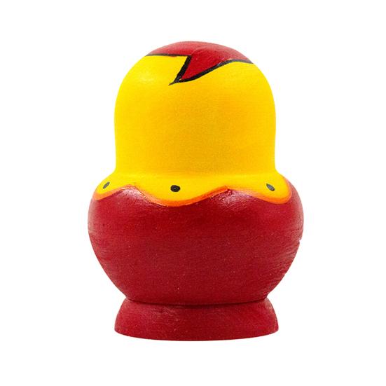 1 Set Lovely Nesting Dolls Animal Design Ten Layers Cartoon Chick Matrioska Toy for Child