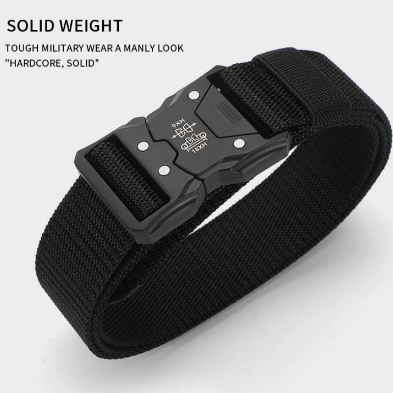 Tactical Belt Quick Release Elastic Belt Casual Tooling Training Belt Men's Trousers Belt