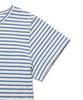 Michikoleondeonkosino Marine Stripe Crop Top Blue