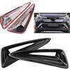 Toyota CHR Front Bumper Hole Carbon Fiber Style Front Corner Exterior Custom Car Car Compatible with CHR ZYX10 NGX50 of C-HR Covers, Garnish, Parts,