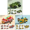 Military Transforming Fire Truck Building Block Set For Kids Educational Play