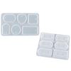 Eardrop Silicone Keychain Resin Mold Kit with Hole for DIY Keychain Special Christmas Epoxy Resin Mold Home Decoration