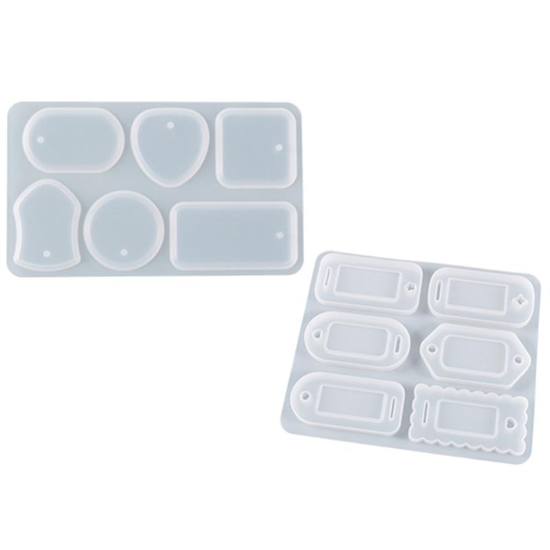 Eardrop Silicone Keychain Resin Mold Kit with Hole for DIY Keychain Special Christmas Epoxy Resin Mold Home Decoration