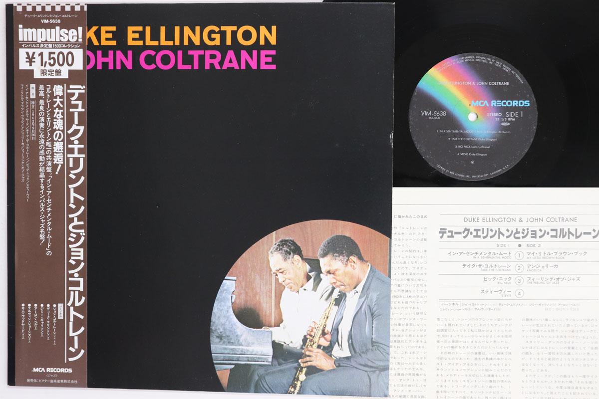 

LP Record DUKE ELLINGTON JOHN COLTRANE Duke Ellington John Coltrane VIM5638 MCA 1980 Japan Obi Jazz Used